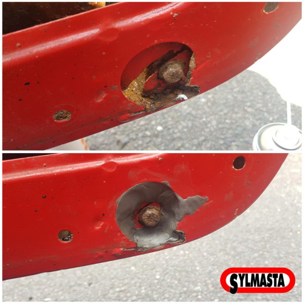 Steel Car Part Hole Before After 800x800 Sylmasta