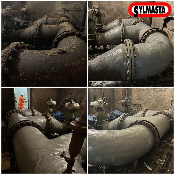 Underground Pumping Station Ductile Pipe Before After 800x800 Sylmasta